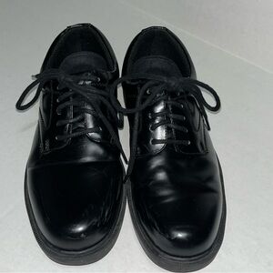 Deer Stags Times Oxford  Black Lace-Up Size‎ 7M Leather Dress Shoes